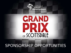 sponsorship opportunities - Southwest Human Development
