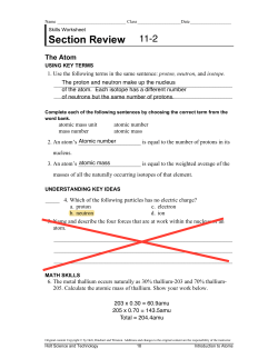 11-2 Section Review KEY
