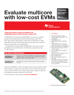 Evaluate multicore with low-cost EVMs