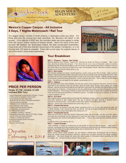 Departs: February 1+, 2018