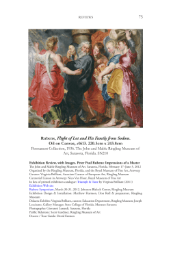 75 Rubens, Flight of Lot and His Family from Sodom. Oil on Canvas
