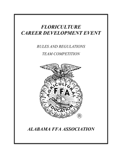 floriculture career development event