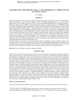 constructing the shields curve, a new theoretical approach and its