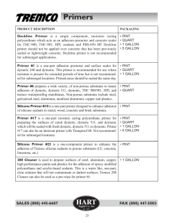 Primers - Hart Supply