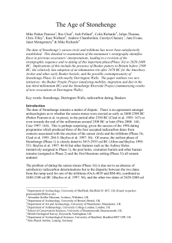 The Age of Stonehenge