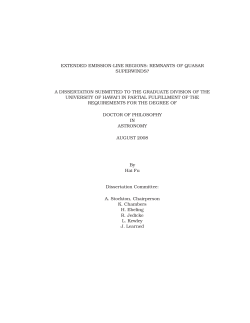 EXTENDED EMISSION-LINE REGIONS: REMNANTS OF QUASAR