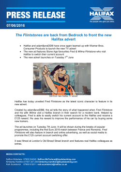 07/06/2016 The Flintstones are back from Bedrock to front the new