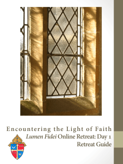 a copy of today`s retreat guide.