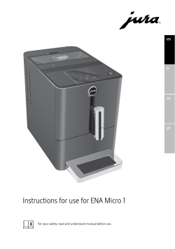 Instructions For Use For ENA Micro 1