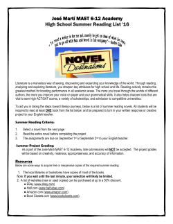 Jos&eacute; Mart&iacute; MAST Academy