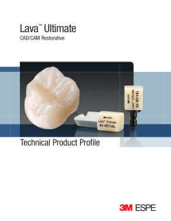 Lava ULtimate Technical Product Profile - D-way