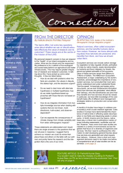 Issue 14- August 2008 - Charles Sturt University