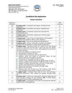 Conditional Use Permit