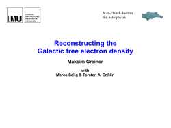 Reconstructing the Galactic free electron density - Ira-Inaf