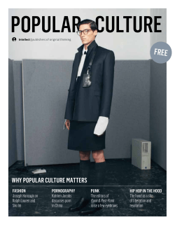 Popular Culture - Intellect Books