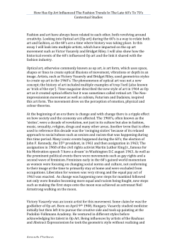 How Has Op Art Influenced The Fashion Trends In