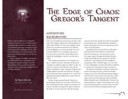 Gregor`s Tangent - mojoichiban.com