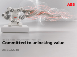 Committed to unlocking value