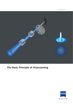 The Basic Principle of Airyscanning - Confocal-club