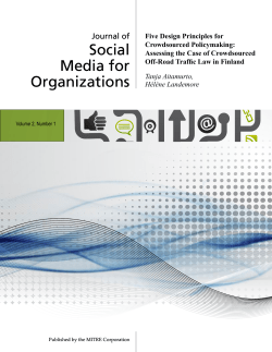 Five design principles for crowdsourced policymaking