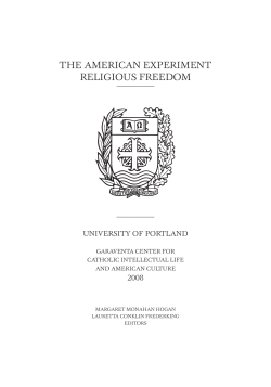 the american experiment religious freedom