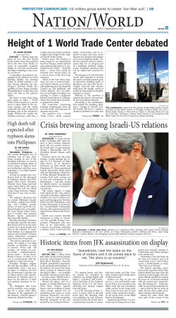 Height of 1 World Trade Center debated