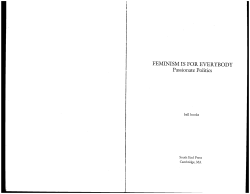 Feminism is for Everybody - Radical Feminisms :: An EXCO Reading