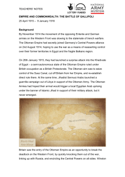 TEACHERS` NOTES EMPIRE AND COMMONWEALTH: THE
