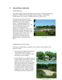 5.4 Vineyard Point to Tuttles Point Existing Resources This region