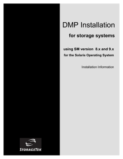 DMP Installation - Oracle Help Center