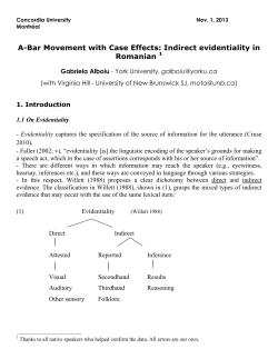A-Bar Movement with Case Effects: Indirect