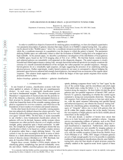 EXPLORATIONS IN HUBBLE SPACE: A QUANTITATIVE TUNING