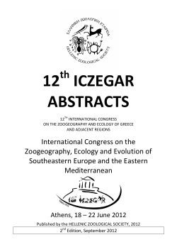 Book of Abstracts