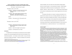 Privacy, Technology, and Terrorism: Bartnicki, Kyllo, and the