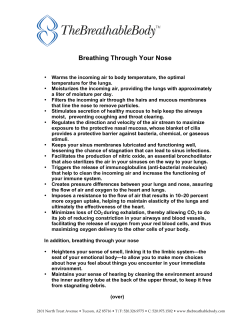 Breathing Through Your Nose