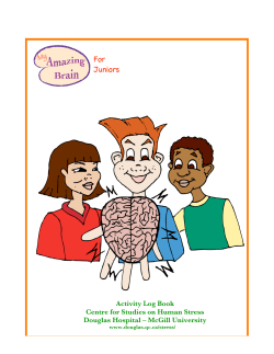 For Juniors - Centre for Studies on Human Stress