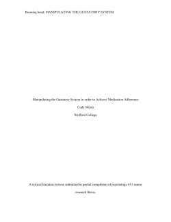 Running head: MANIPULATING THE