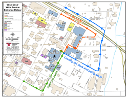 F ro m th e so u th From the north Leaving the deck and going north