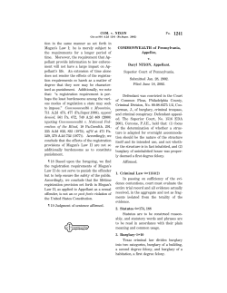 4. Read and prepare a case brief for Commonwealth v