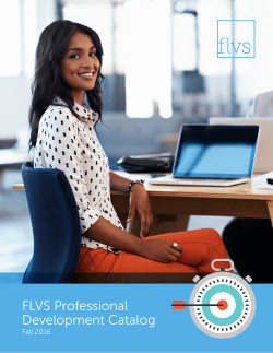 FLVS Professional Development Catalog