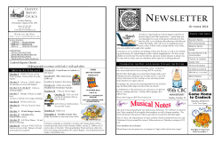 newsletter - Cradock Baptist Church