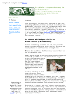 March 2012 - Pumpkin Brook Organic Gardening