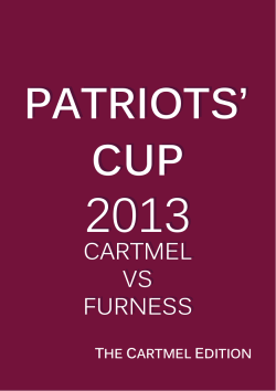 Patriots` Cup Edition 2013