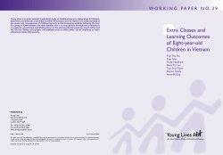 Extra Classes and Learning Outcomes of Eight-year