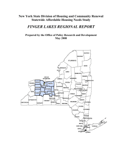 Finger Lakes - New York State Homes and Community Renewal