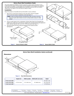 Universal 1U Rack Shelf/Basic 1U Rack Shelf