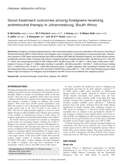 Good treatment outcomes among foreigners receiving
