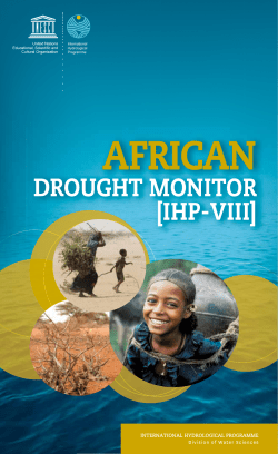 African Drought Monitor (IHP-VIII) - UNESDOC