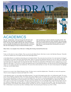 Grade 5 Term 1 2015 - Merchiston Preparatory School