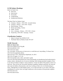 Final Catalog Records and Reflection